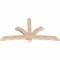 Ekena Millwork Davenport Smooth Timber Gable Bracket, Douglas Fir, 84"W x 45"H x 3 1/2"D x 5 1/2"F, 13/12 Pitch GBW084X45X0406DAV00SDF - alternate 2